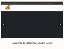 Tablet Screenshot of moroccodreamtours.com